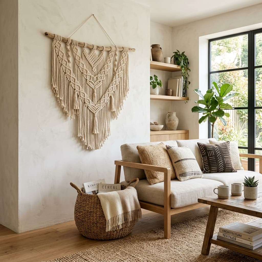 Beautiful macrame wall hanging home decor